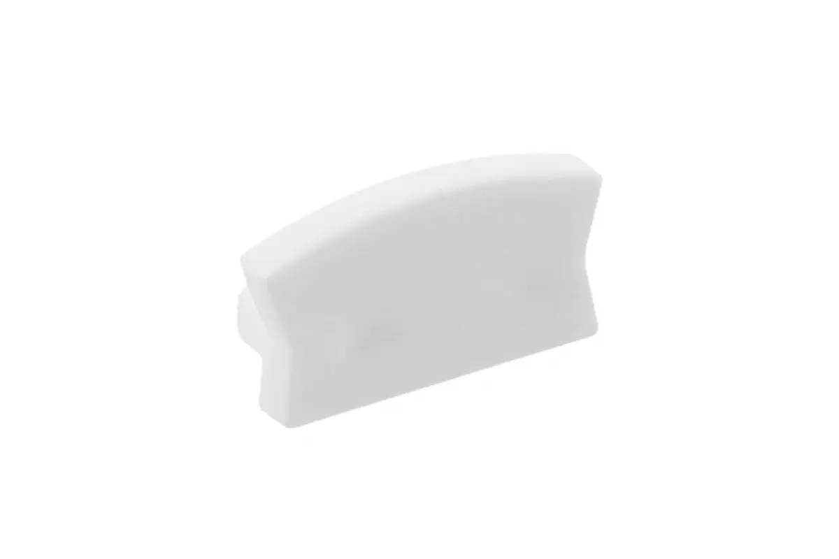 Profile banda LED - Capace pentru profil banda LED aplicat alb, set 10 buc