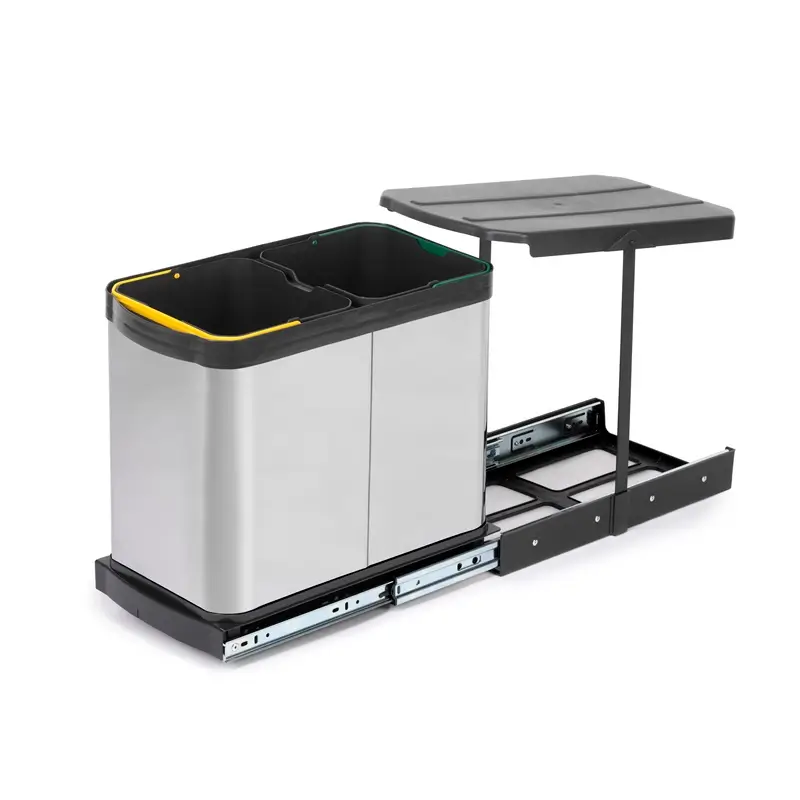 FERONERIE SI ACCESORII MOBILIER - Cos gunoi glisant cu capac automat