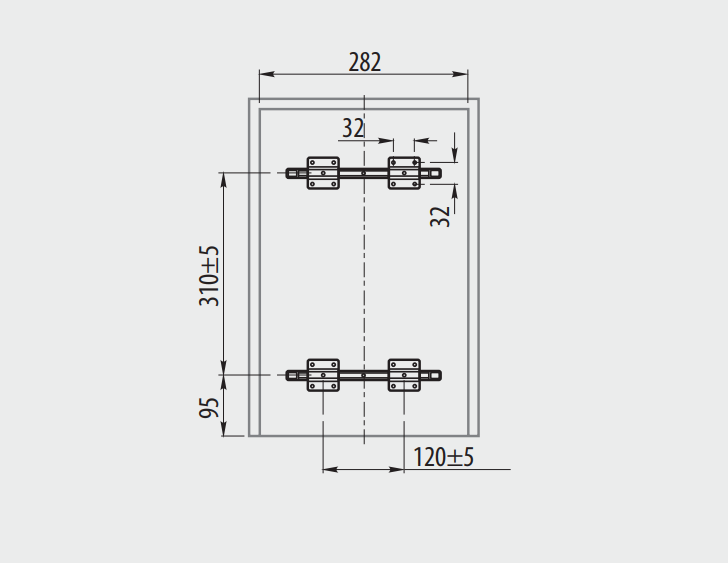 Cos gunoi incorporabil 3x10L, glisiere cu extractie totala, antracit [2]