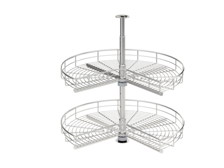 FERONERIE SI ACCESORII MOBILIER - Cos rotativ pentru colt 3/4 Häfele Classic Premium, Ø695mm, crom