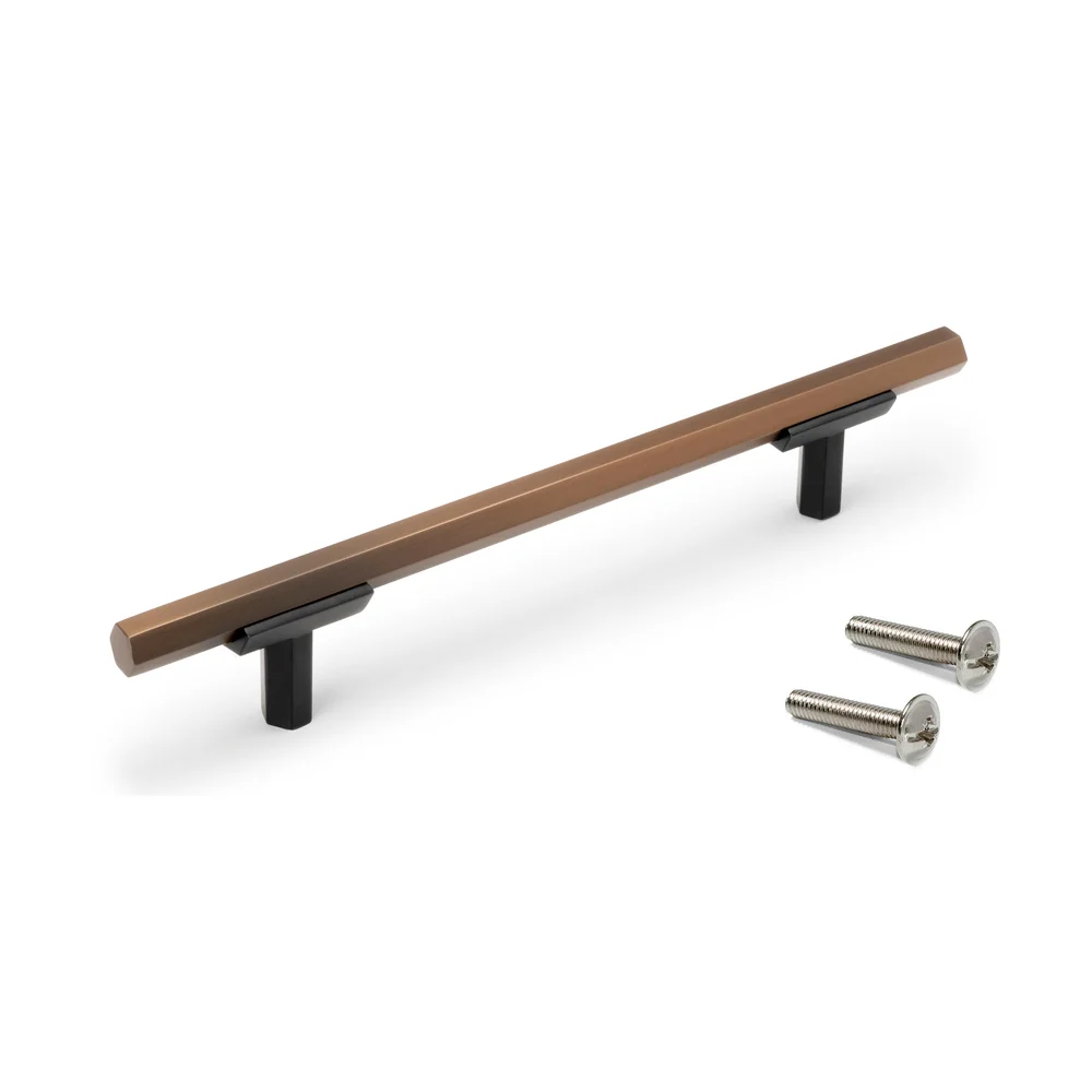 FERONERIE SI ACCESORII MOBILIER - Maner mobila bronz Riad 128mm