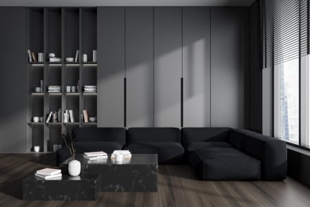 Maner mobila negru mat HEXA LONG [1]