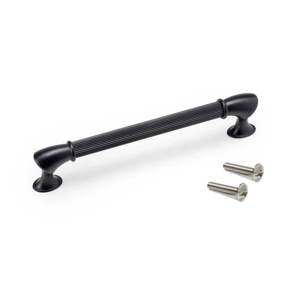 FERONERIE SI ACCESORII MOBILIER - Maner mobila negru Suez 160mm