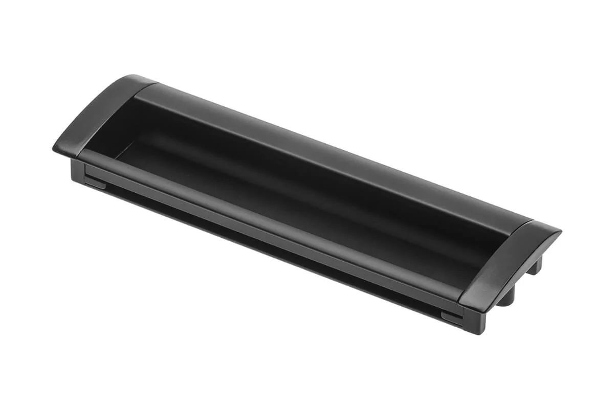 Maner mobila negru mat UA-326 128mm ingropat