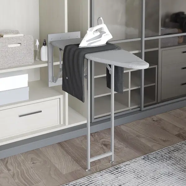 ACCESORII DRESSING - Masa de calcat incorporabila in dulap gri