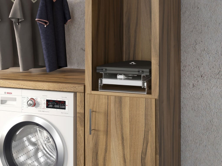 Masa de calcat incorporabila rotativa 810×300 mm gri [3]