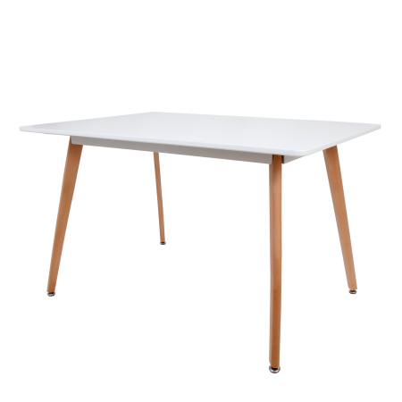Mese bucatarie si dining - Masa dining 120x80 - blat MDF negru - picioare fag