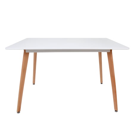 Masa dining 120x80 - blat MDF negru - picioare fag [2]