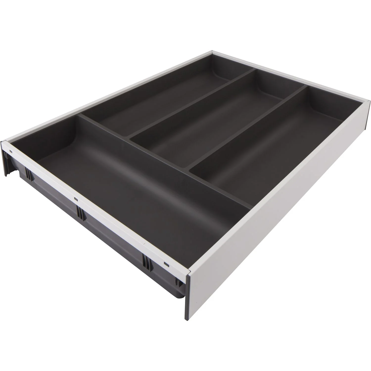 ACCESORII BUCATARIE - Organizator tacamuri pentru sertar 450x300mm BLUM AMBIA-LINE alb/gri