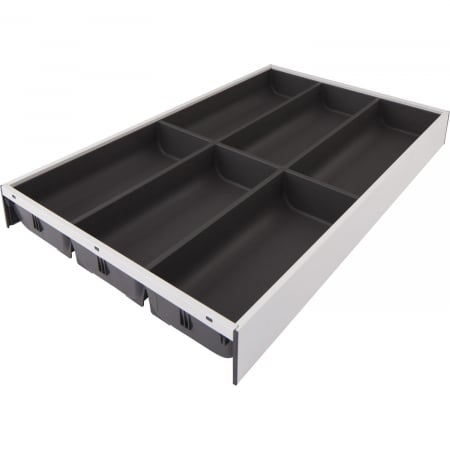 ACCESORII BUCATARIE - Organizator tacamuri pentru sertar 500x300mm BLUM AMBIA-LINE alb/gri