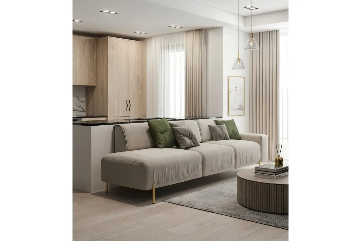 Picior auriu pentru mobilier H:150mm [2]