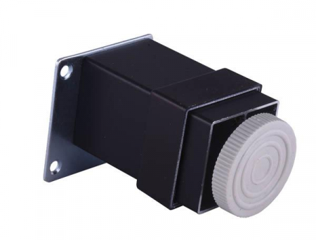 Picior mobila metalic 40x40 - 100mm negru mat [1]