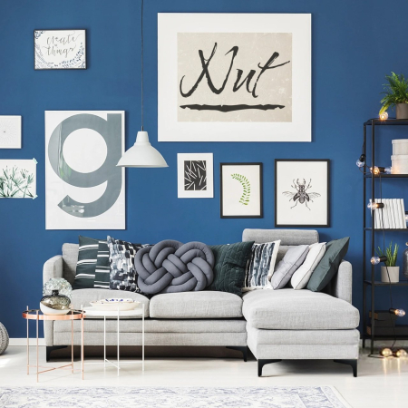 Picior pentru mobilier negru mat H130mm [2]