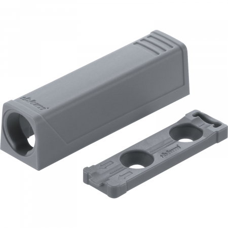 Alte accesorii - Placuta adaptare dreapta TIP-ON BLUM varianta scurta, gri