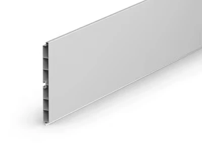 Plinte, antistropi, accesorii - Plinta H100mm RAUBASE INITION PVC, 2m, alb mat