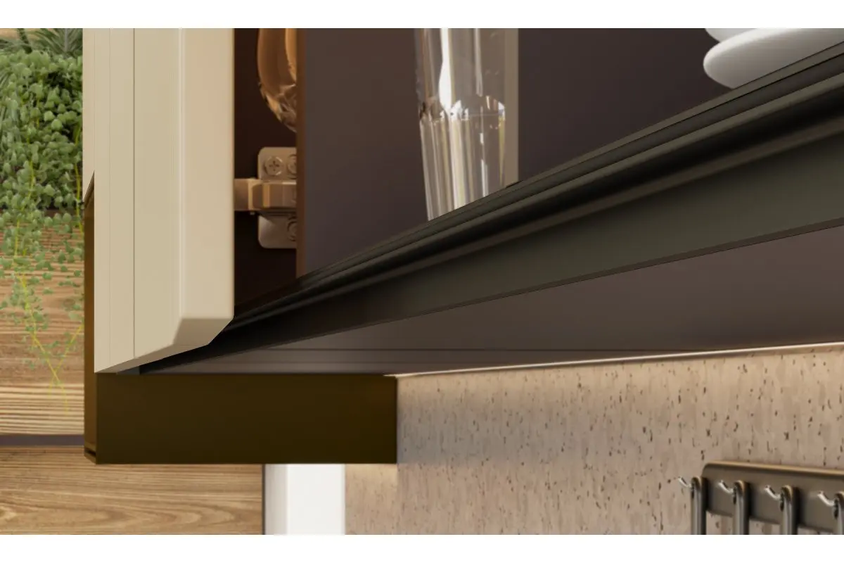 Profil maner corpuri suspendate VELLO, 3m, negru mat [2]