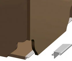 Profil maner GOLA corpuri superioare negru mat, lungime 2m [2]
