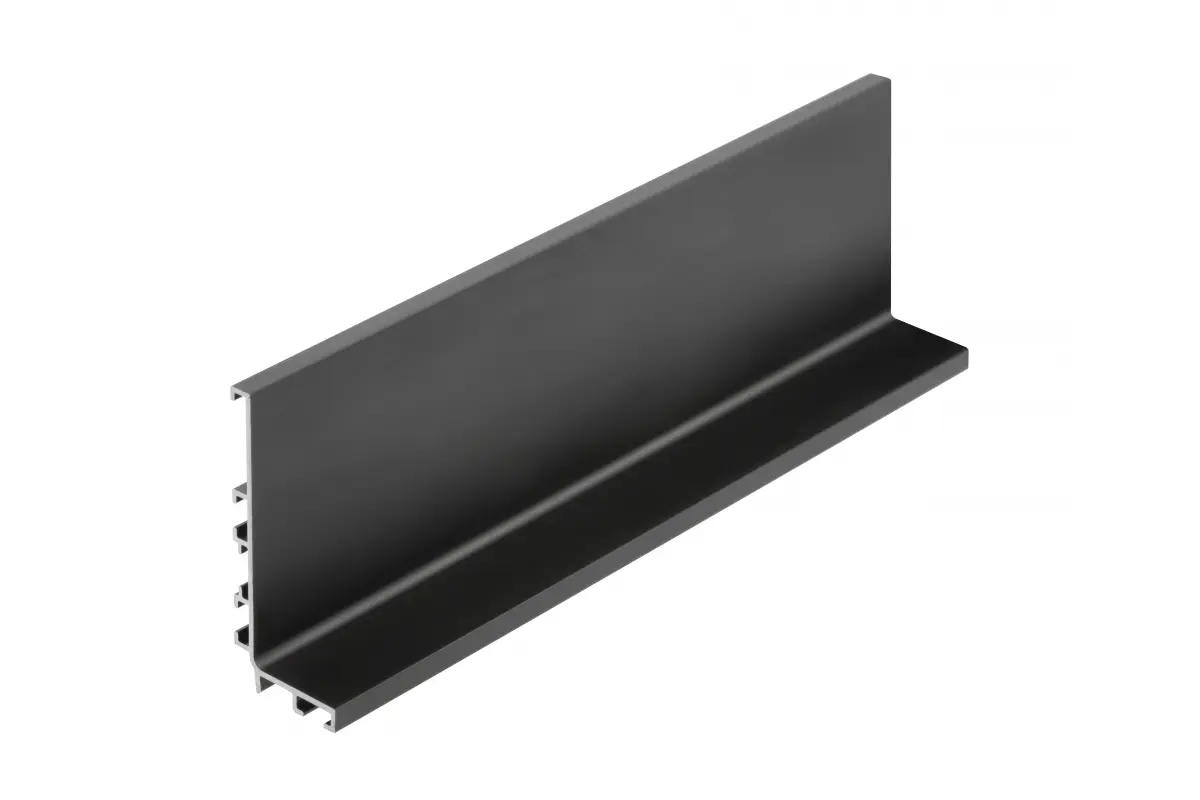 PROFILE - Profil maner tip L aluminiu  VELLO, LED, 1m negru