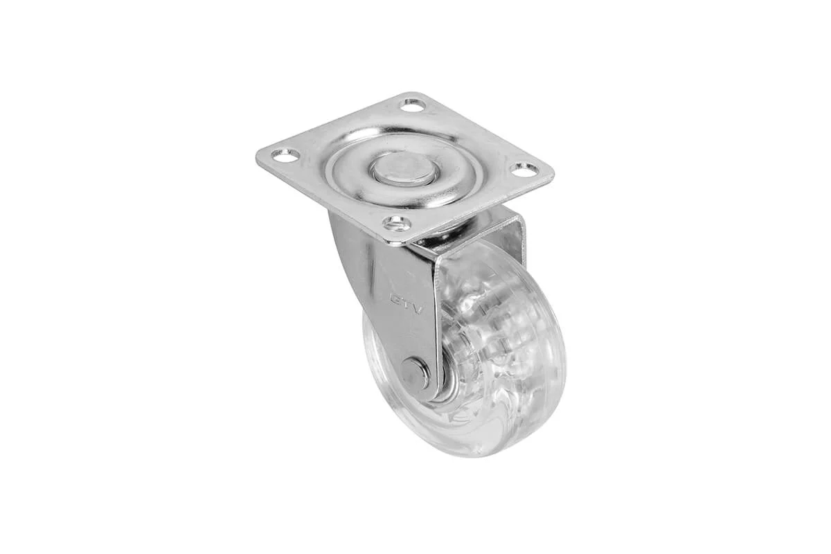 Picioare mobila - Rotila din silicon fara frana 50mm