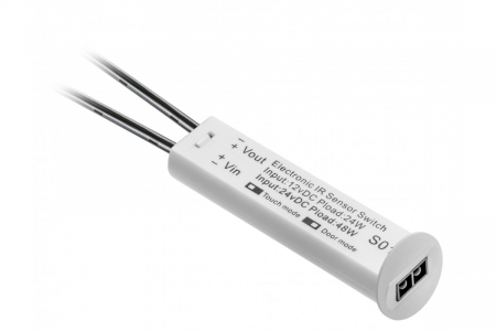 Intrerupator cu senzor de miscare banda LED, 12V, IP20, alb