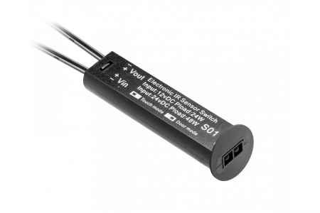 Intrerupator cu senzor de miscare banda LED, 12V, IP20, negru