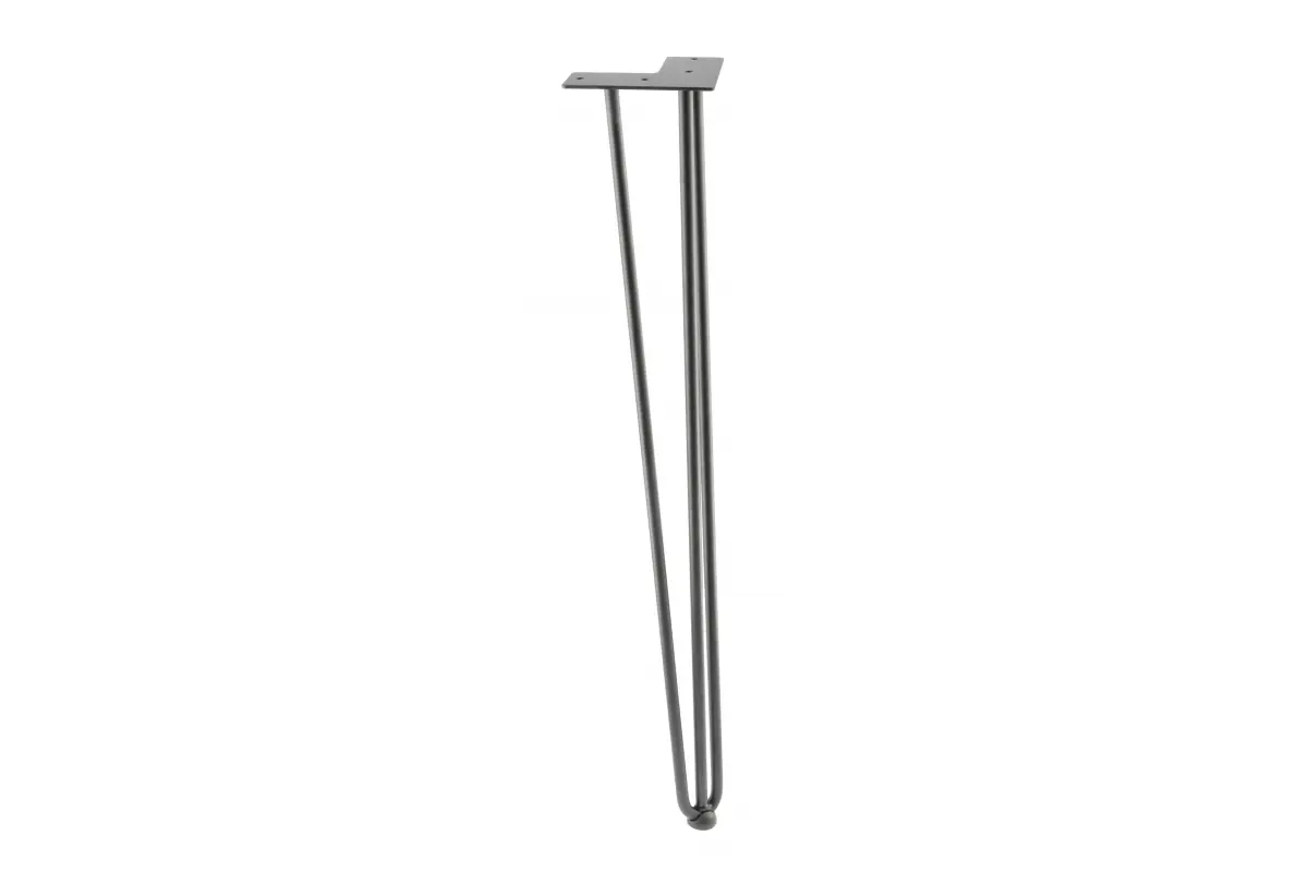 Picioare masa - Set 4 Picioare de Masă ARTO H711 mm, Negru Mat