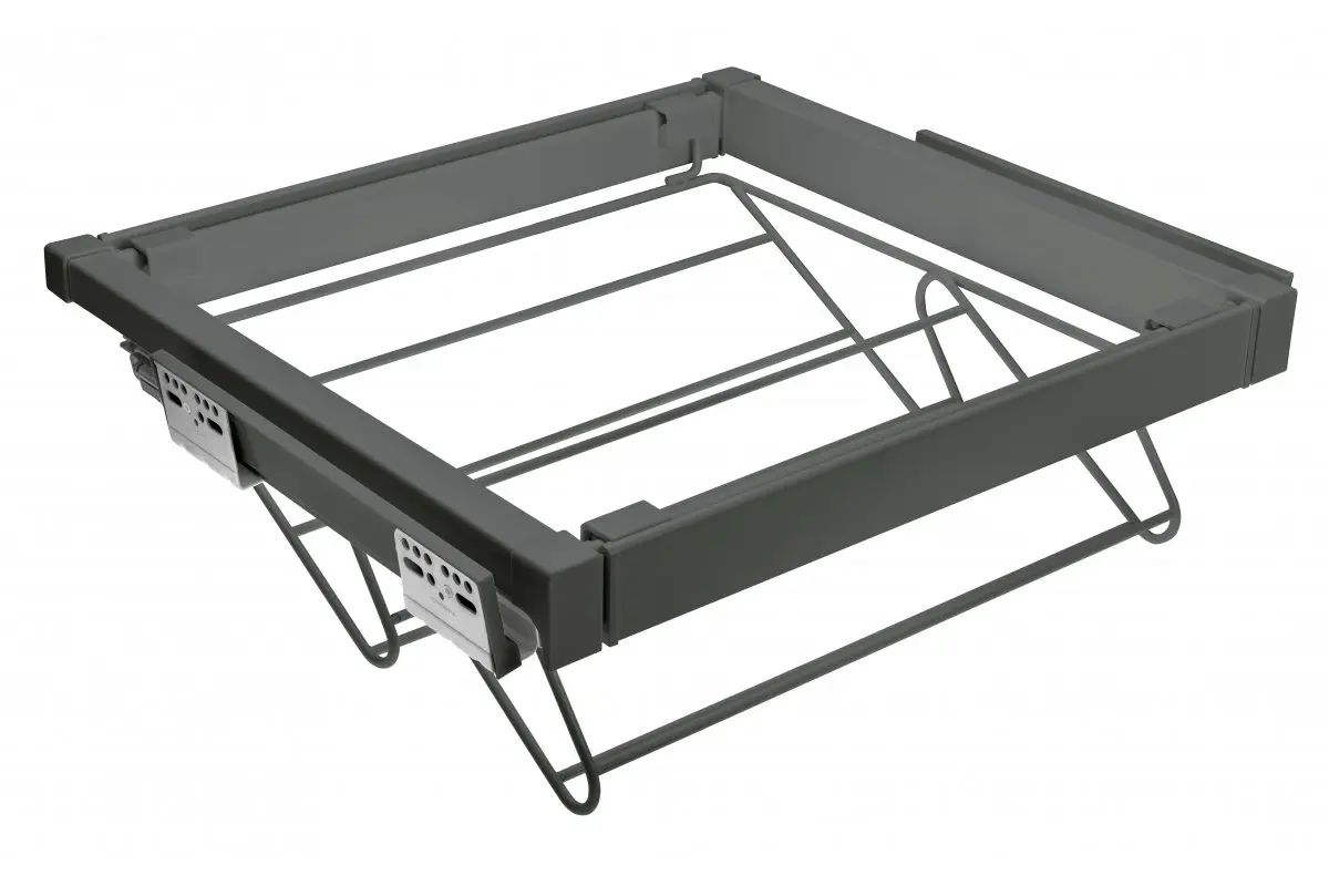 ACCESORII DRESSING - Suport pentru pantofi extractibil ELITE 600 antracit, extensie totală, soft-close