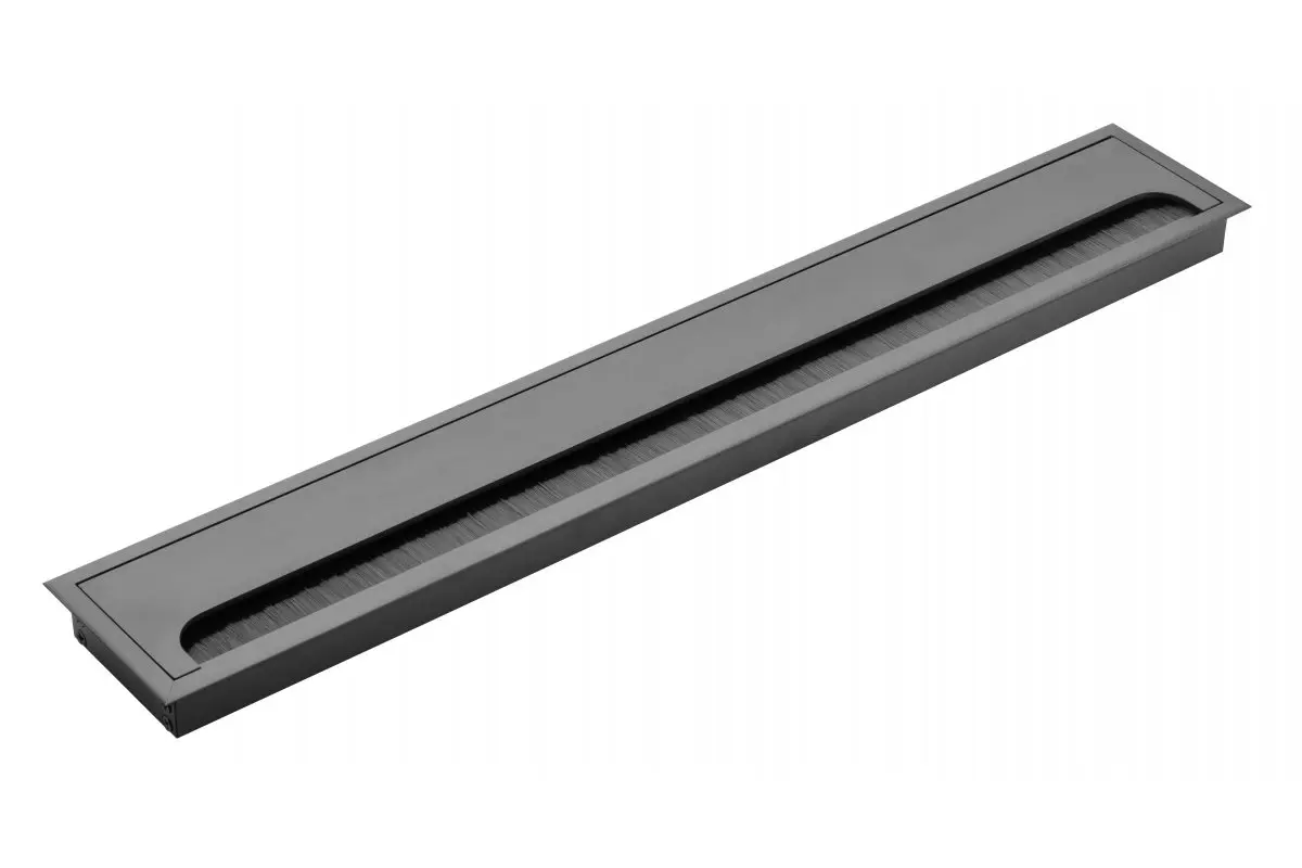 Alte accesorii - Suport trecere cabluri MERIDA negru mat 80x500mm