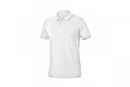 ECHIPAMENTE DE PROTECTIE - Tricou Polo Hogert 100% bumbac, alb, marimea L