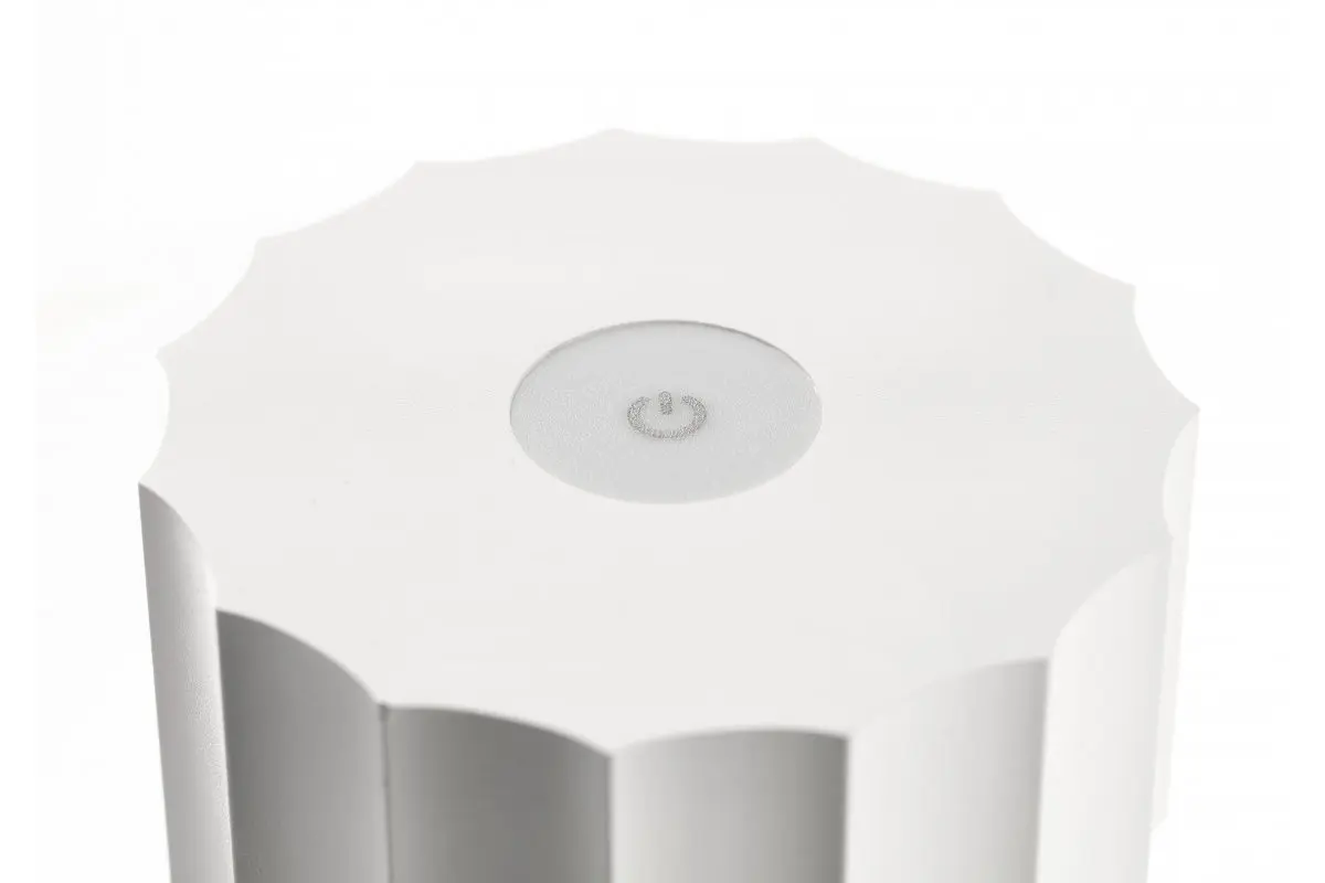 Veioza LED reincarcabila AZELIA, 200 lm, 4000 mAh, lumina neutra, alb [4]