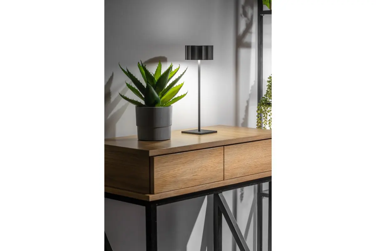 Veioza LED reincarcabila AZELIA, 200 lm, 4000 mAh, lumina neutra, negru [3]