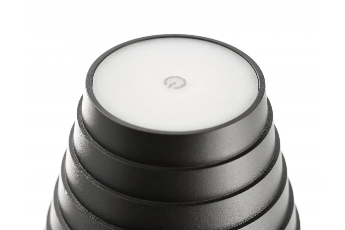 Veioza LED reincarcabila FIZZI, 200 lm, 4000 mAh, lumina neutra, negru [1]