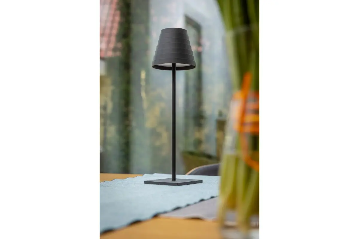 Veioza LED reincarcabila FIZZI, 200 lm, 4000 mAh, lumina neutra, negru [4]