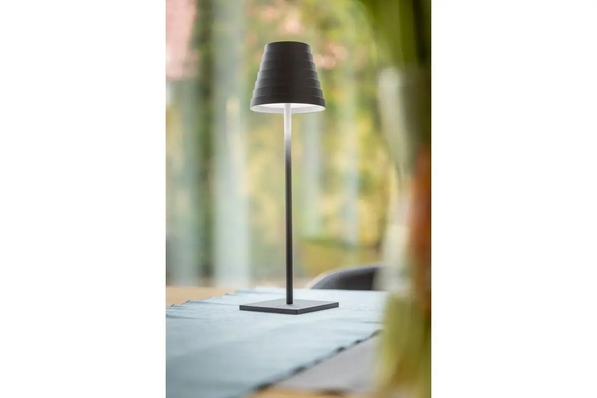 Veioza LED reincarcabila FIZZI, 200 lm, 4000 mAh, lumina neutra, negru [3]