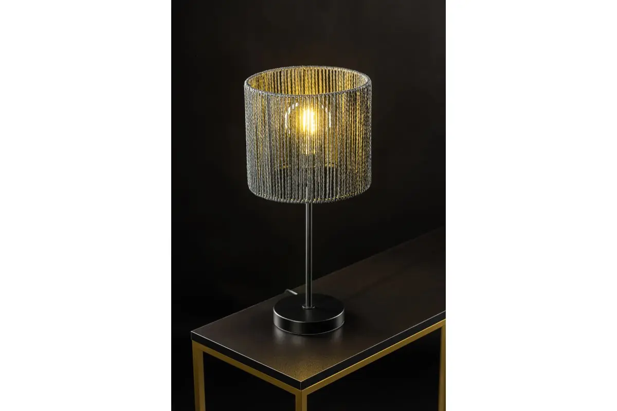 Veioza noptiera FORESTO, 1xE27, max.40W, negru [1]