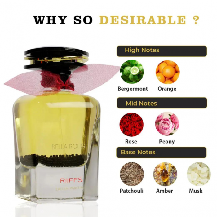 Bella Rouge 100ml - Apa de Parfum, dama [5]