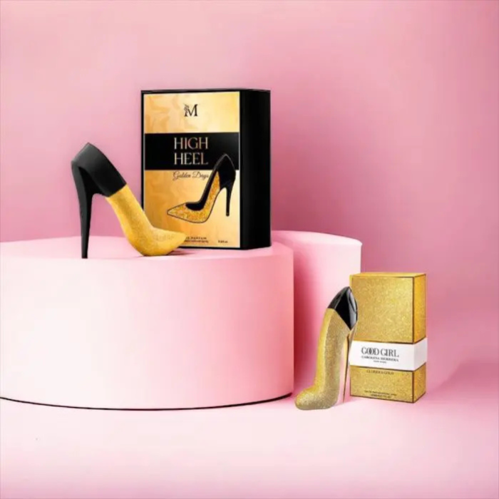 High Heel Golden Days 90ml - Apa de Parfum, dama| Inspirat din Good Girl Glorious Gold [2]