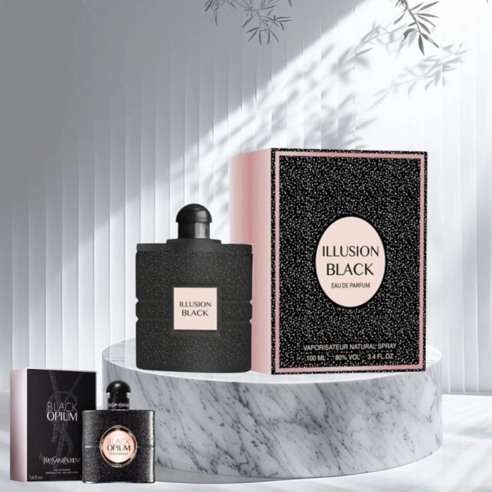 Illusion Black 100ml - Apa de Parfum, dama| Inspirat din YSL Black Opium [2]