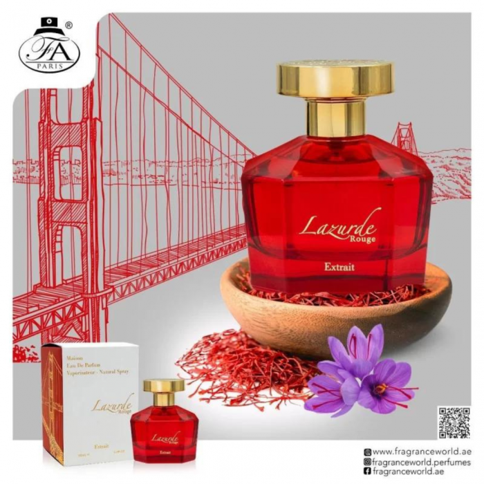 Maison Lazurde Rouge 100ml - Apa de Parfum, unisex [5]