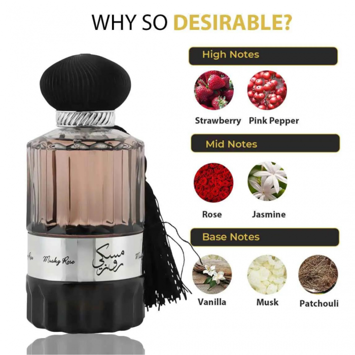 Musky Rose 100ml - Apa de Parfum, dama [4]