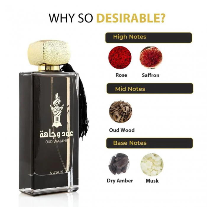 Oud Wajaha 100ml - Apa de Parfum, dama [5]