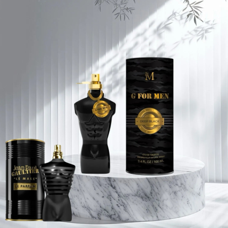 G for Men Deep Black 100ml - Apa de Toaleta, barbati| Inspirat din Jean Paul Gaultier Le Male Le Parfum [1]
