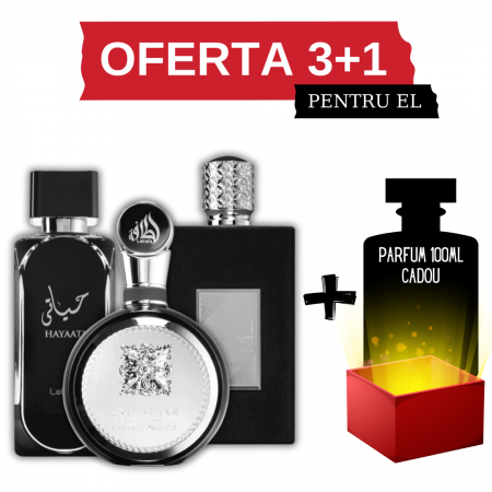 Oferta 3+1 - Hayaati + Fakhar + Ameer al Arab + Cadou 100ml