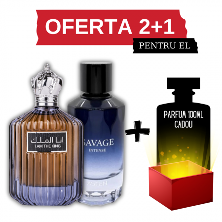 Oferta 2+1 - I am the King + Savage Intense + Cadou 100ml