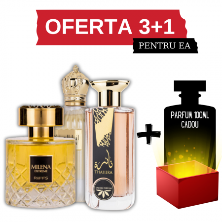 Oferta 3+1 - Milena Extreme + I am the Queen + Thahira + Cadou 100ml