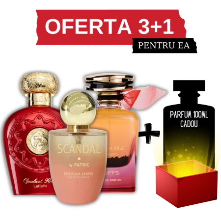 Lichidare de stoc - Opulent Red + Scandal + Bella Rouge Intenso + Cadou 100ml