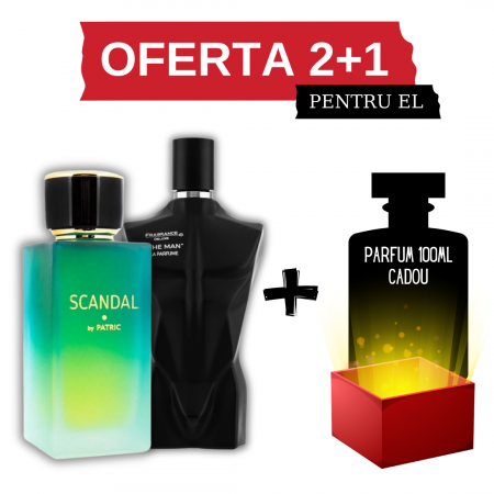 Oferta 2+1 - Scandal + The Man La Parfume + Cadou 100ml