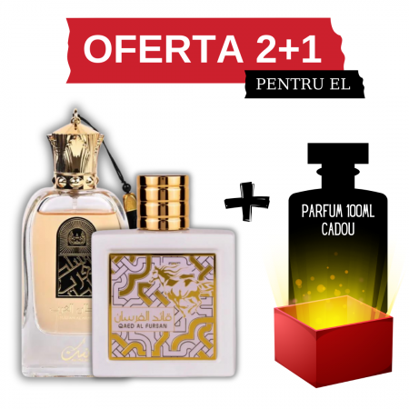 Oferta 2+1 - Sultan al Arab + Qaed al Fursan Unlimited + Cadou 100ml