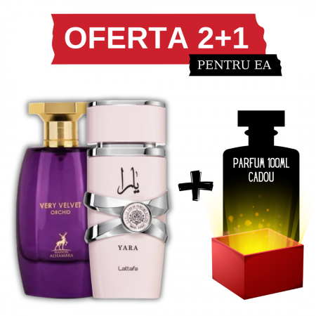 Set cu parfum GRATIS - Very Velvet Orchid + Yara + Cadou 100ml
