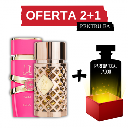 Oferta 2+1 - Yara Candy + Jazzab Gold + Cadou 100ml